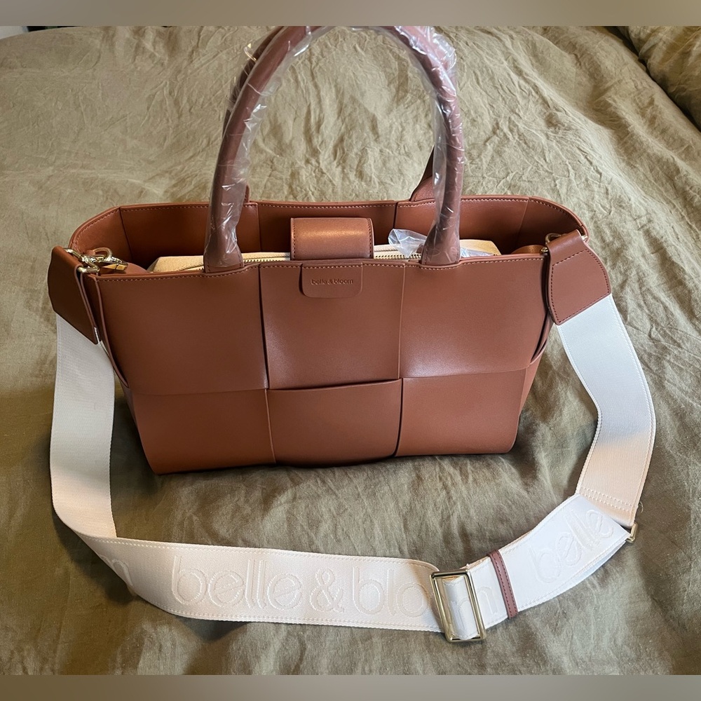 Long Way Home Brown Woven Tote bag - Picture 2 of 7